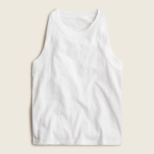 BRAND NEW J.Crew ‘90s cropped organic slub cotton tank